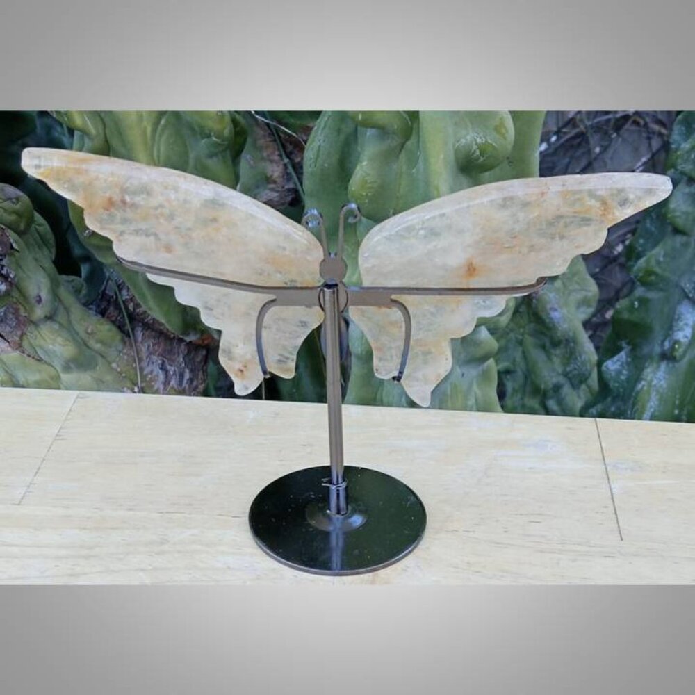 Golden Healer Quartz BUTTERFLY 01 ABUNDANCE PROSPERITY - Picture 2 of 6